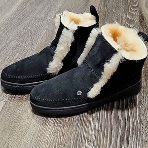 Minnetonka Womens Jade Boot Black Size 7 M